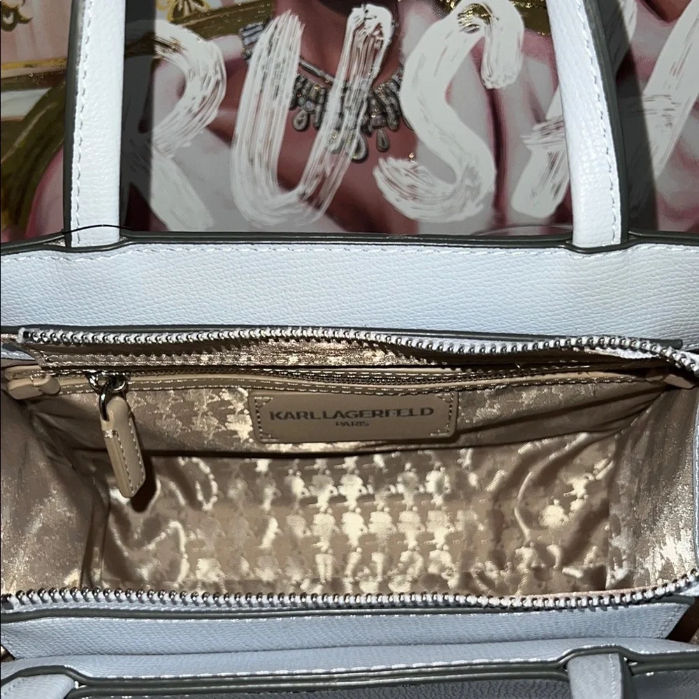 Karl Lagerfeld Crossbody Bag With A Pouch - Picture 9 of 17
